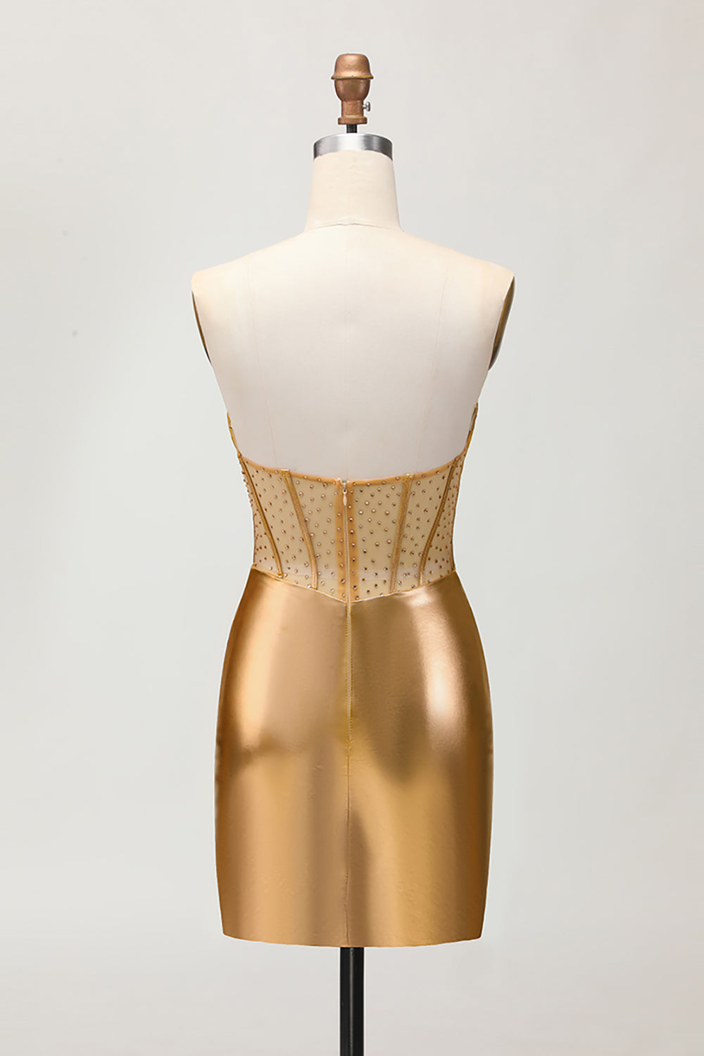 Wedtrend Women Strapless Homecoming Dress Golden Sparkly Corset Bodycon Pleated Short Cocktail Dress WEDTREND Wedtrend Women Strapless Homecoming Dress Golden Sparkly Corset Bodycon Pleated Short Cocktail Dress WEDTREND