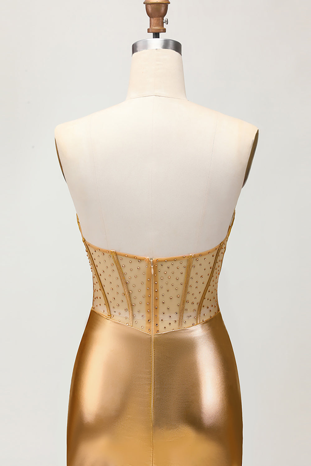 Wedtrend Women Strapless Homecoming Dress Golden Sparkly Corset Bodycon Pleated Short Cocktail Dress WEDTREND Wedtrend Women Strapless Homecoming Dress Golden Sparkly Corset Bodycon Pleated Short Cocktail Dress WEDTREND