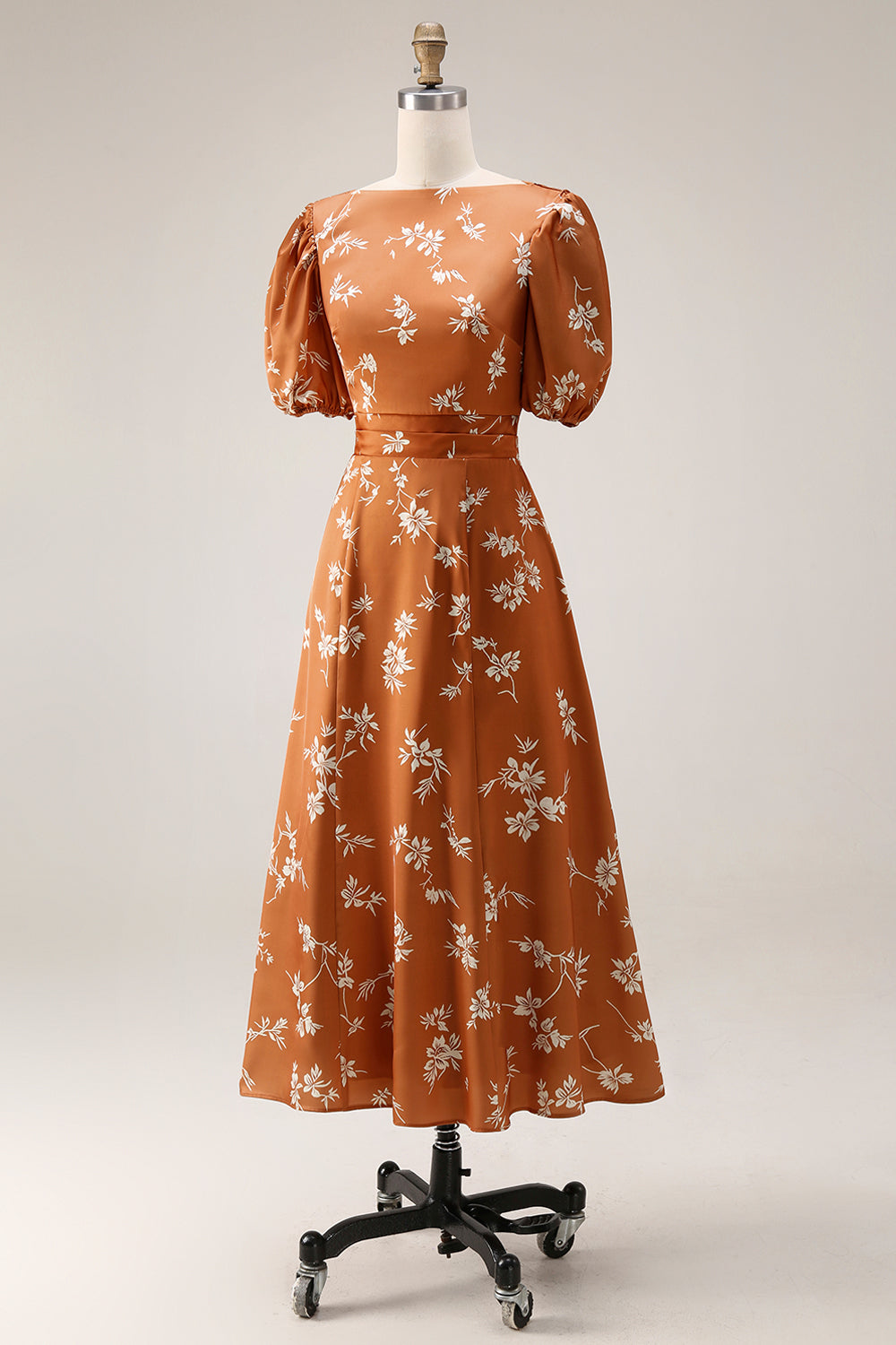 midi orange dress wedding guest Women's Orange Wedding Guest Midi Dresses