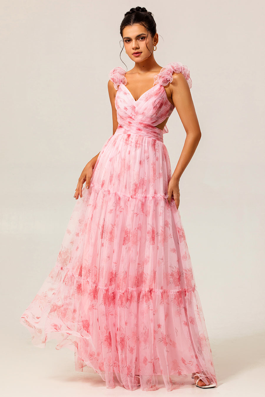 Pink Floral Dresses - Bridesmaid And Wedding Guest Dresses | WEDTREND Pink Floral Dresses - Bridesmaid And Wedding Guest Dresses | WEDTREND