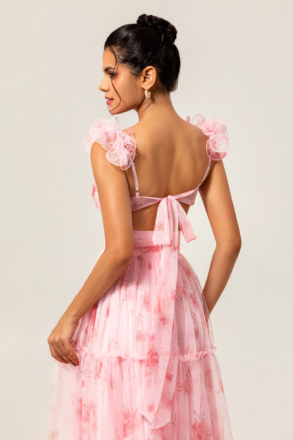blush cut out dress Le Lis Lara Blush Cutout Mini Dress - Size M - Sleeveless Asymmetric Ruched Bodice - Drawstring Waist - Polyester Blend