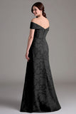 Eucalyptus A Line Off The Shoulder Ruched Maxi Dress