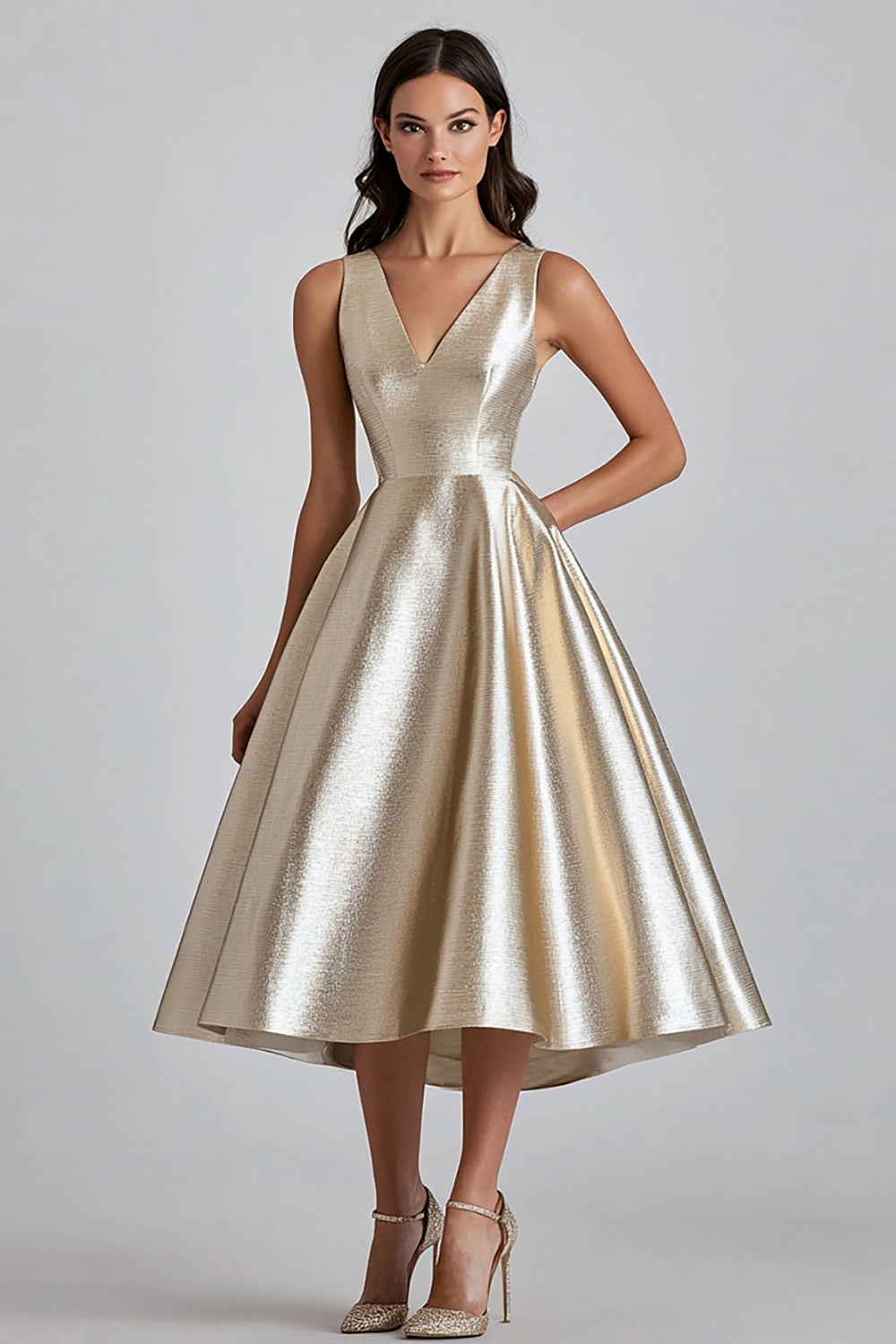 champagne midi formal dress Romantic Evening Dress Gowns for Women Elegant Champagne Dress Handmade Goddess Dress Bridesmaid Dress Midi Medium Gauze Midi Dress Princes