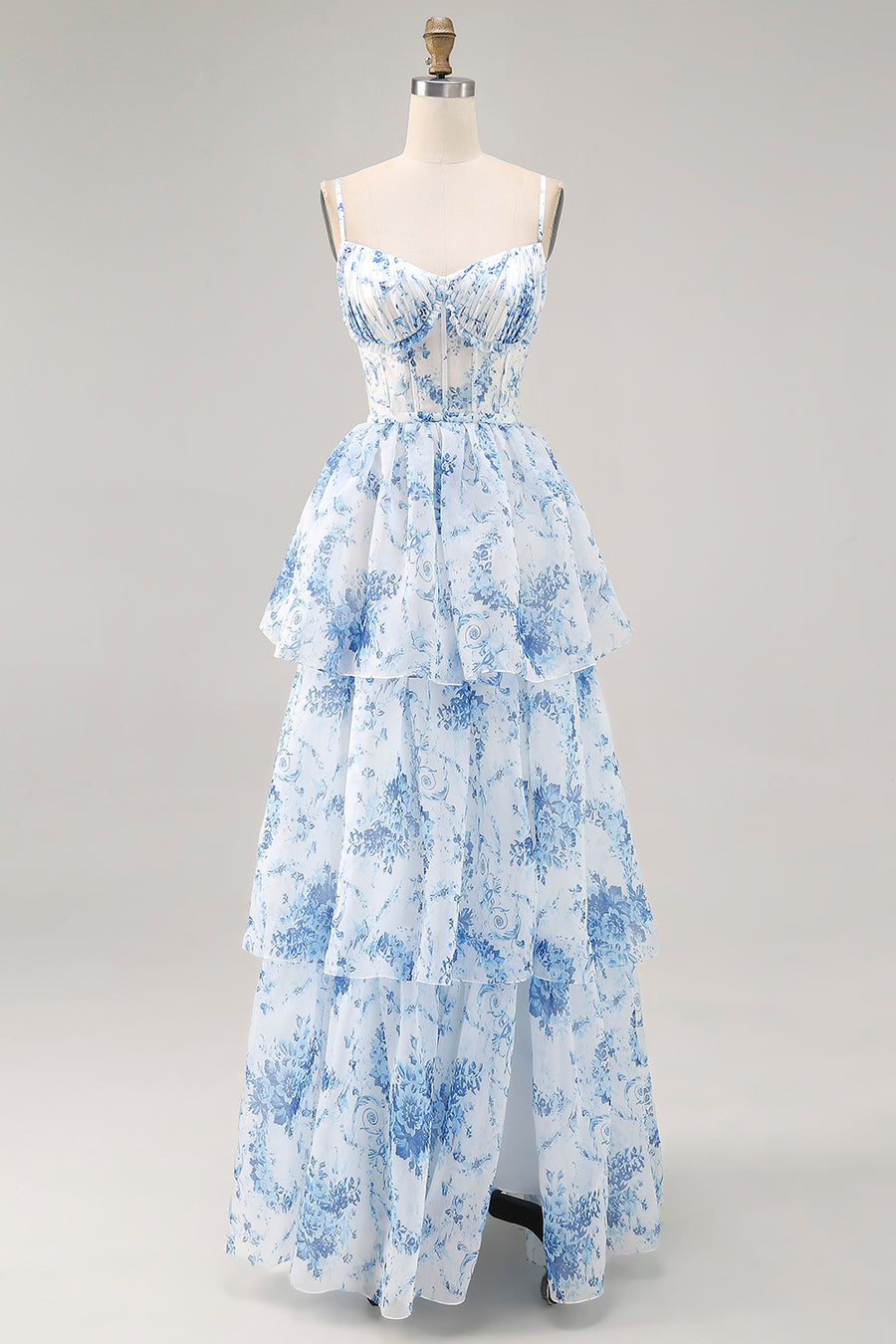 Shop Blue Floral Dresses Now Online -WEDTREND Shop Blue Floral Dresses Now Online -WEDTREND