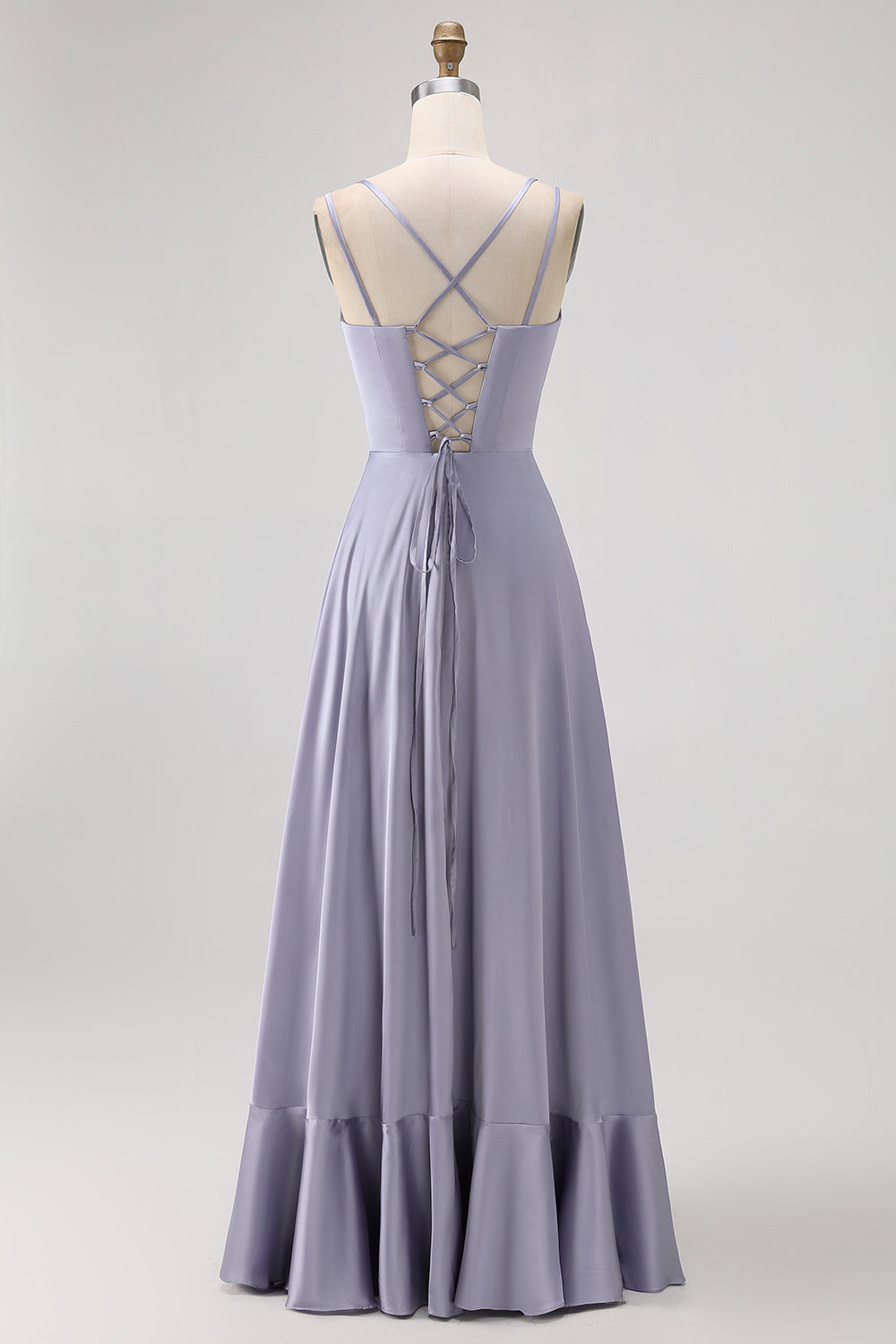 lace dusty blue bridesmaid dresses BABARONI BABARONI Chiffon Dusty Blue Bridesmaid Dresses Sweetheart Floor-length Cap Sleeve Ruffle A-line, Dusty Blue / US0