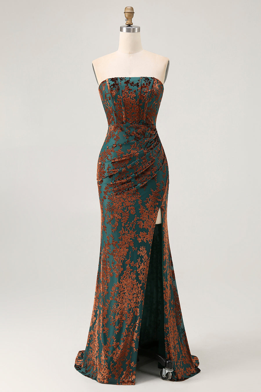 knee length dresses for ladies Everlasting Dreams Velvet Burnout Maxi Dress in Chocolate  Impressions  Online Boutique