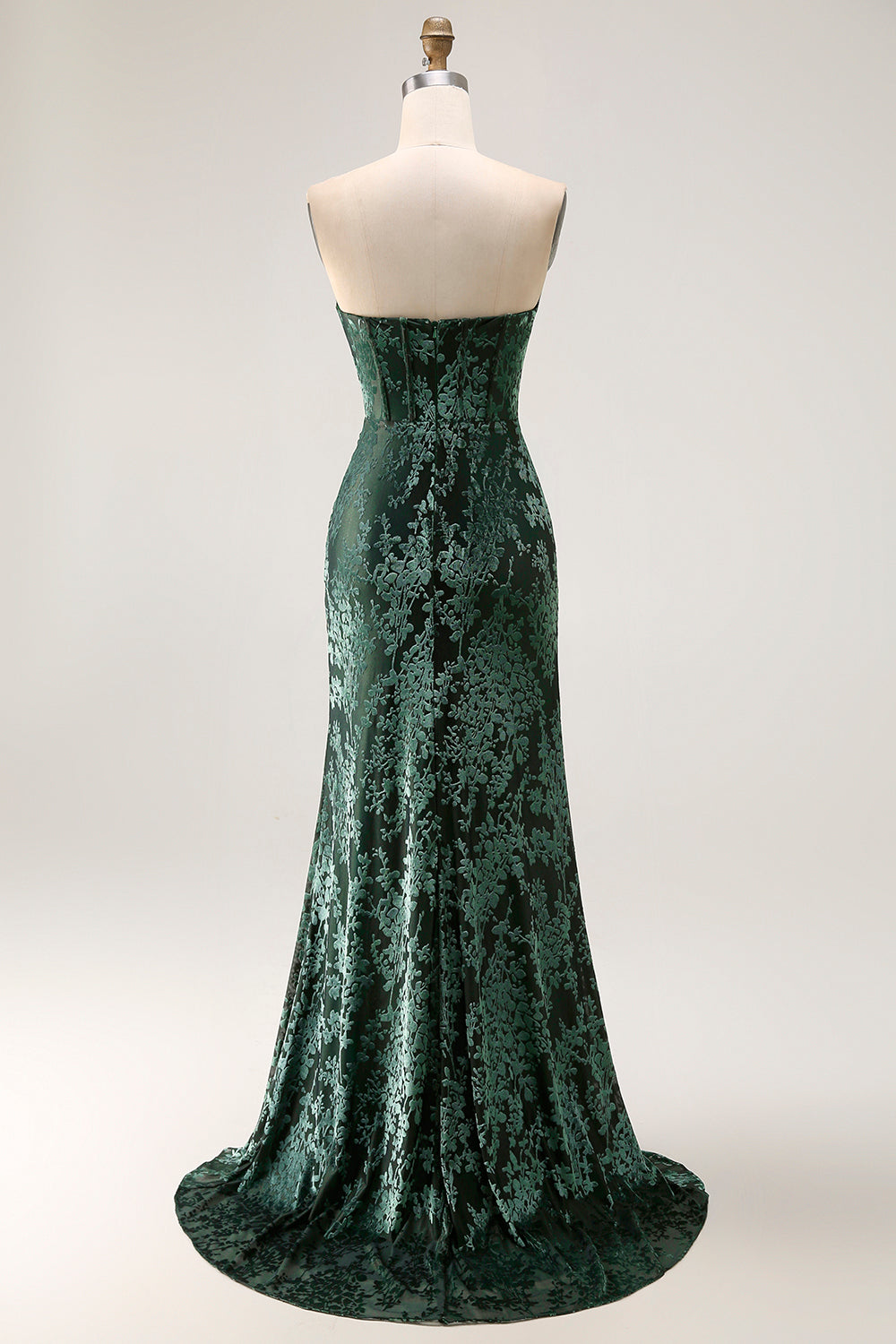 peacock green maxi dress Peacock Ruched Maxi Dress With Lace-Up Back