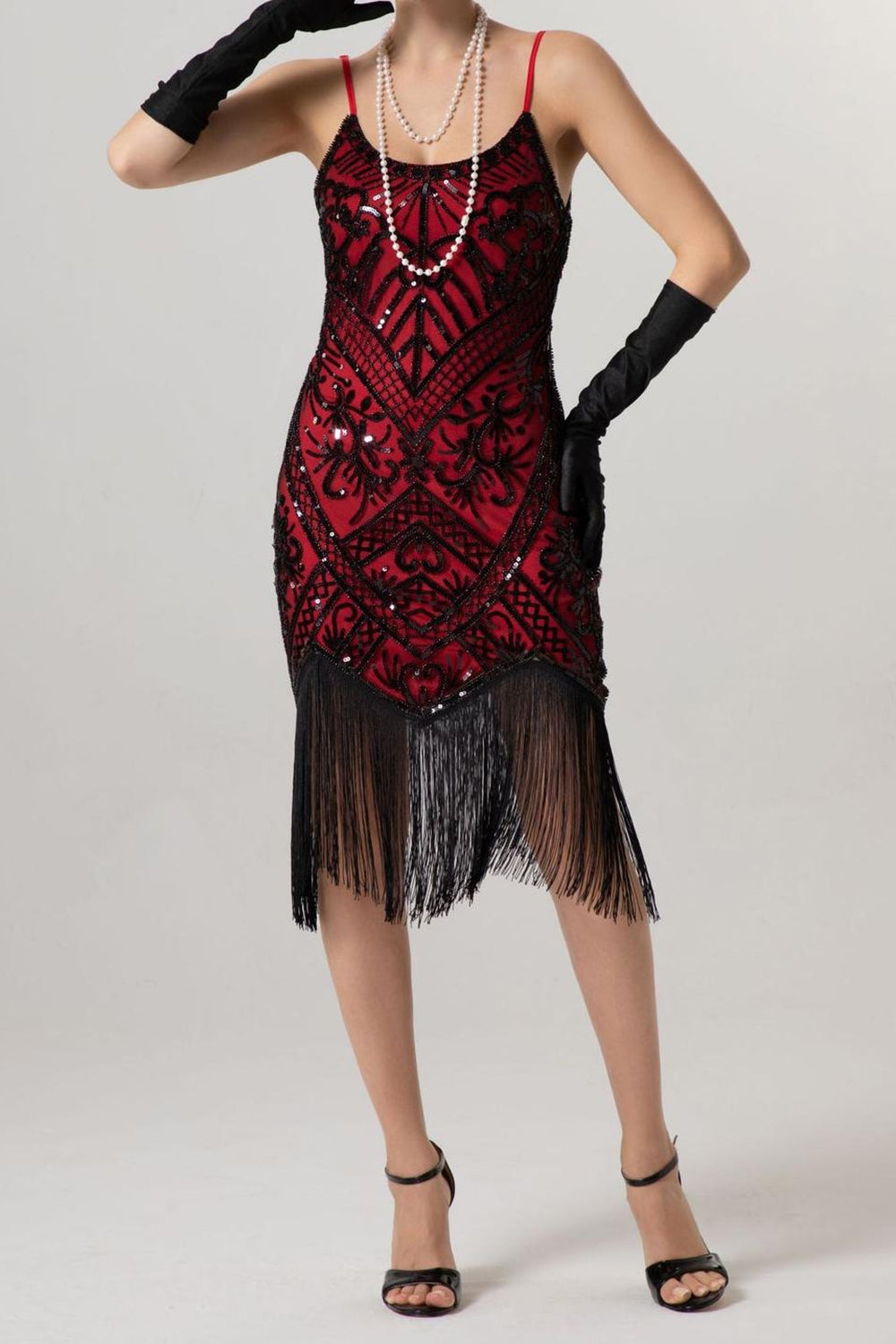 midi 1920s dress 20s Midi Dress