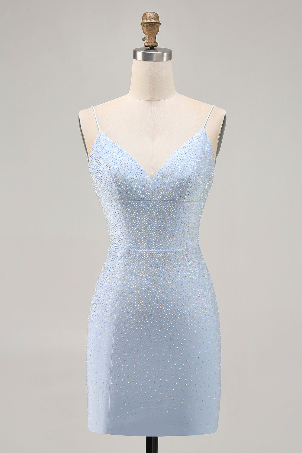 Wedtrend Women Blue Short Homecoming Dress with beading Bodycon Spaghetti Straps Backless Cocktail Dress WEDTREND Wedtrend Women Blue Short Homecoming Dress with beading Bodycon Spaghetti Straps Backless Cocktail Dress WEDTREND