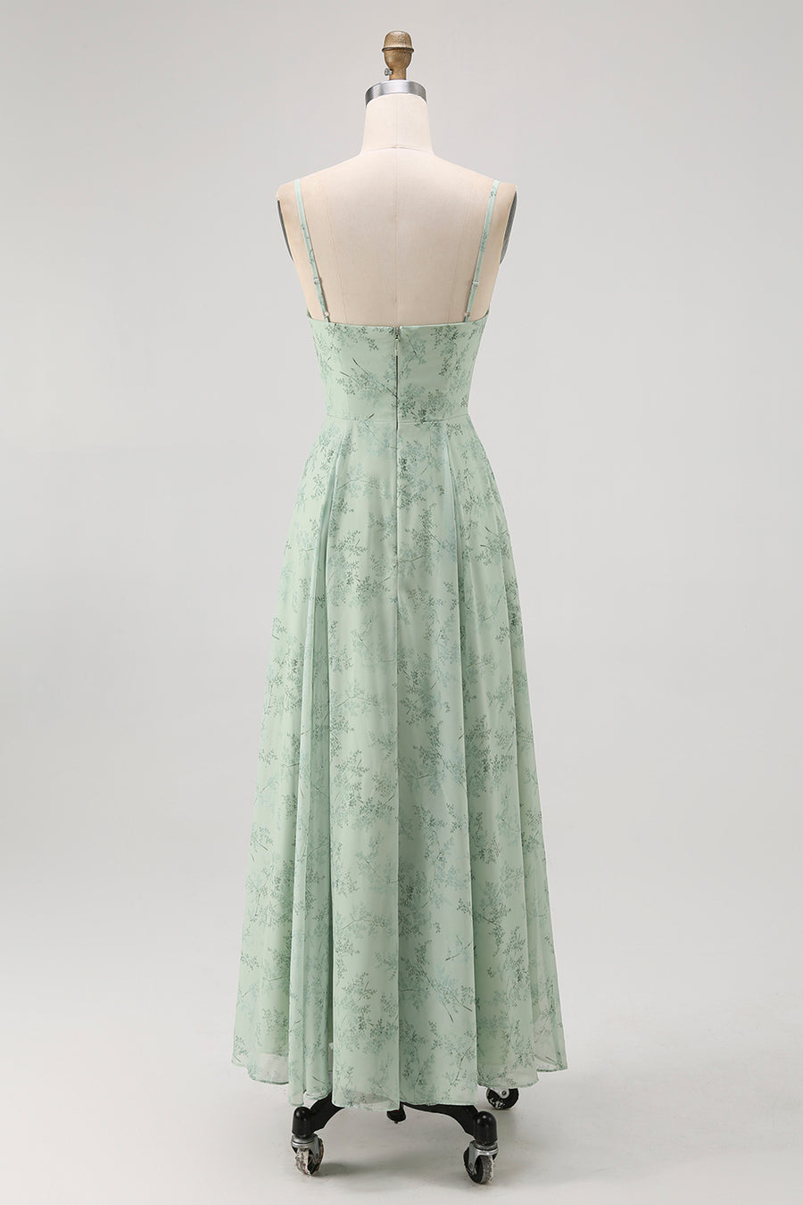 WEDTREND Women Sage Green Strapless Bridesmaid Dress A-Line Floral Long Wedding Guest Dress WEDTREND Women Sage Green Strapless Bridesmaid Dress A-Line Floral Long Wedding Guest Dress