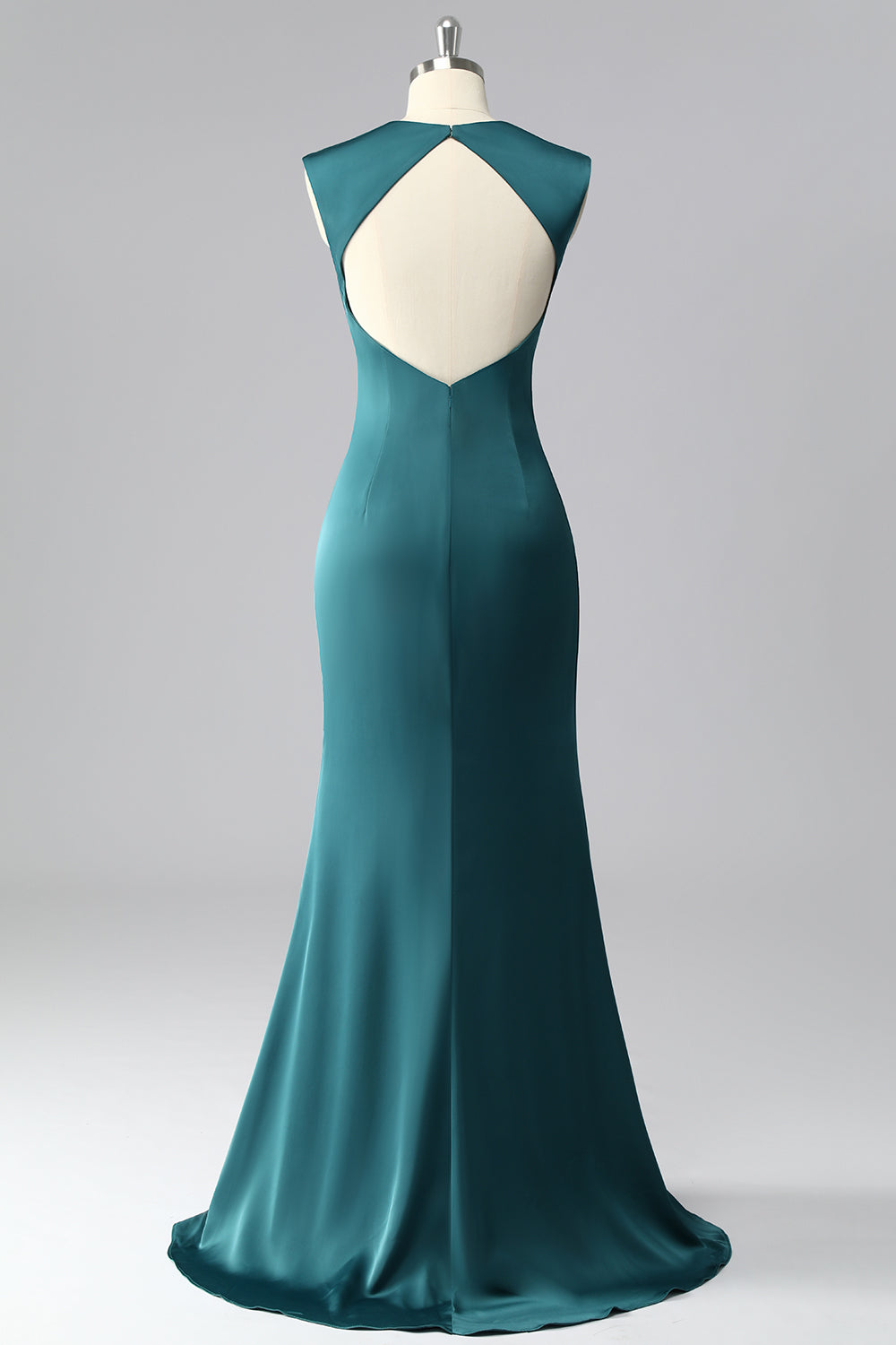 open back pleated dress Nissa Pleated Open-back Maxi Dress