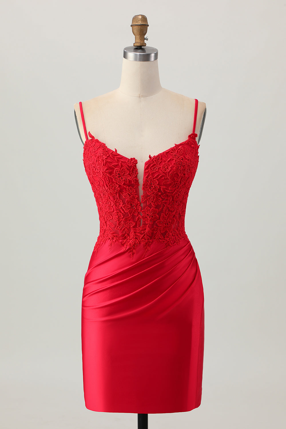 WEDTREND Women Dark Red Tight Homecoming Dress with Lace Up Back Bodycon Spaghetti Straps Beaded Short Prom Dress WEDTREND Women Dark Red Tight Homecoming Dress with Lace Up Back Bodycon Spaghetti Straps Beaded Short Prom Dress
