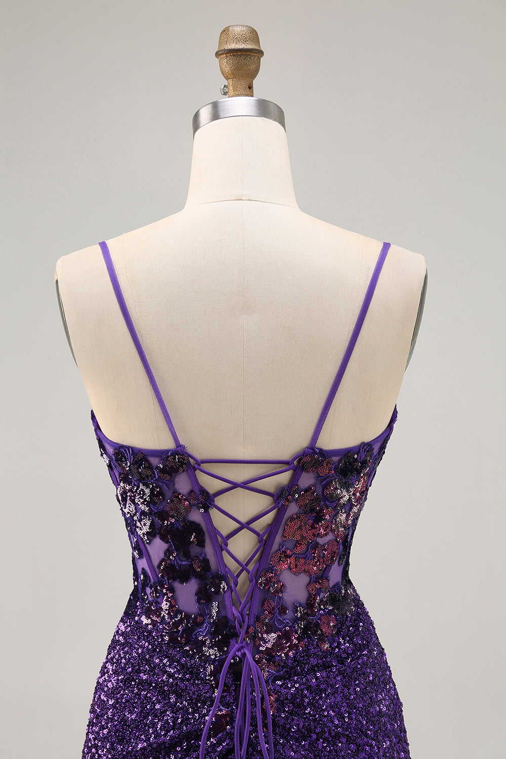 Wedtrend Women Sparkly Sequins Dark Purple Homecoming Dress with Lace Up Back Corset Bodycon Short Prom Dress WEDTREND Wedtrend Women Sparkly Sequins Dark Purple Homecoming Dress with Lace Up Back Corset Bodycon Short Prom Dress WEDTREND
