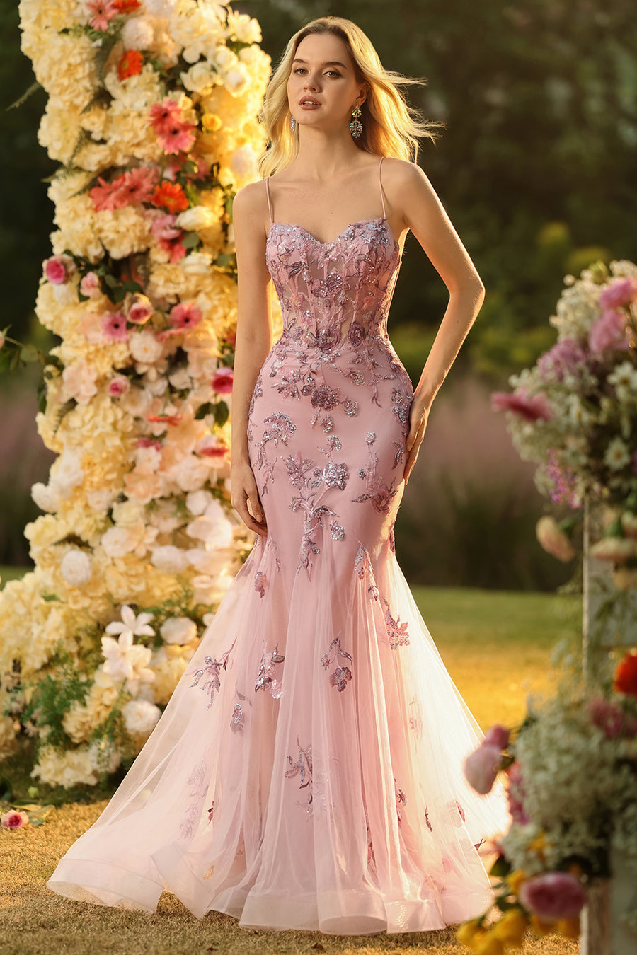 strapless open back dress Concord Mills Mall