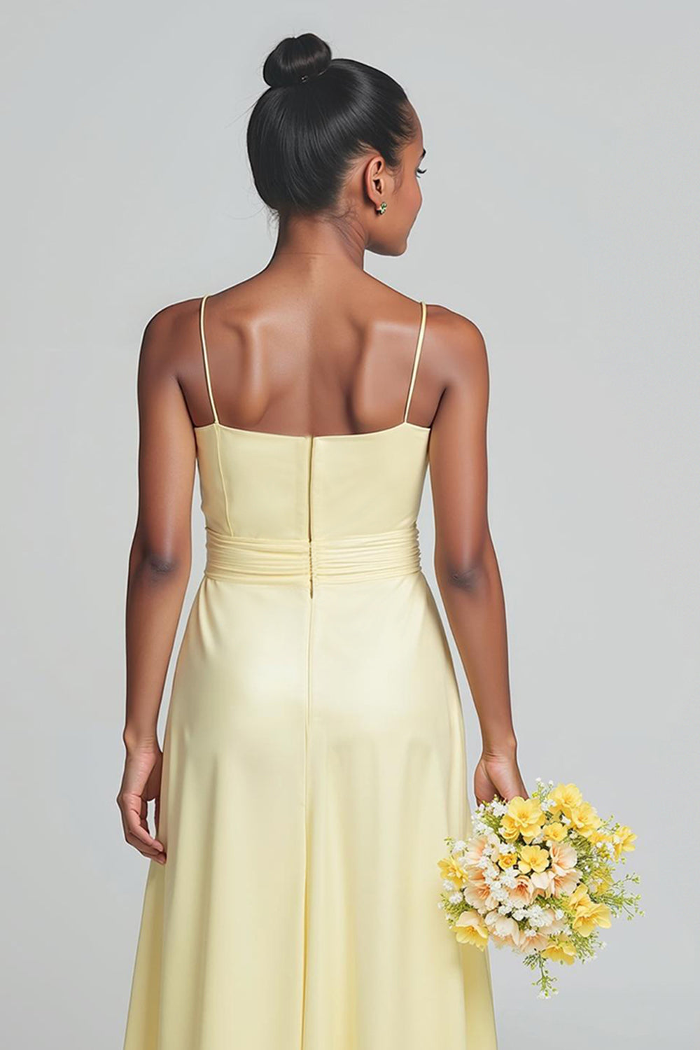 yellow wedding dress for bridesmaid Stunning Mustard Yellow and Green Wedding Outfit Ideas