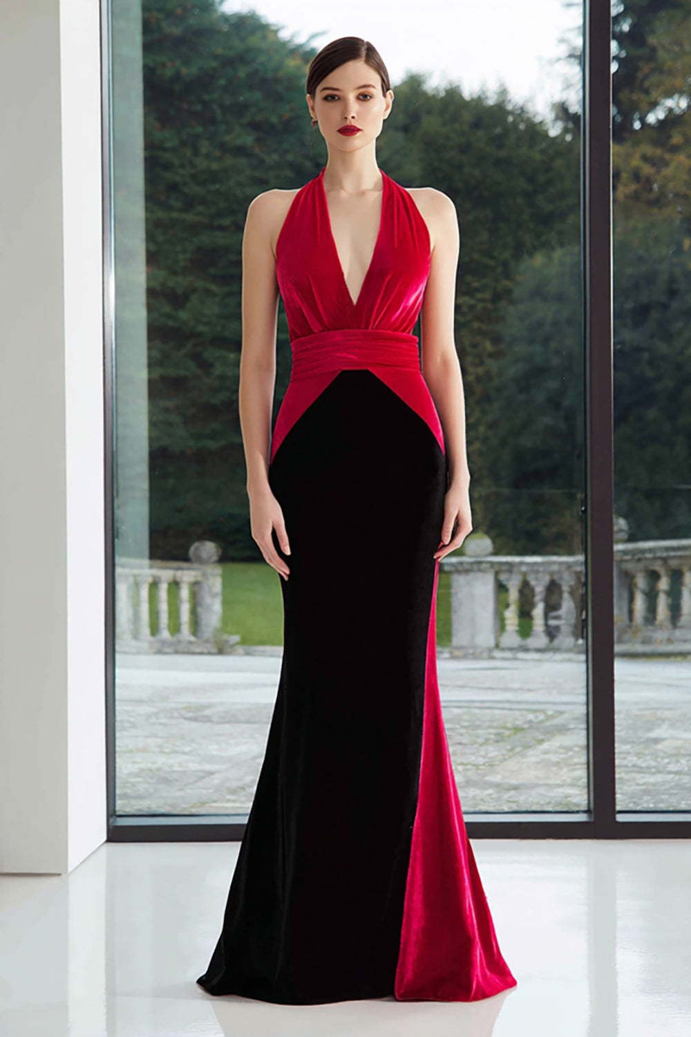 colorblock formal dress Watch color block maxi dress prom dress cocktail dress on Amazon Live