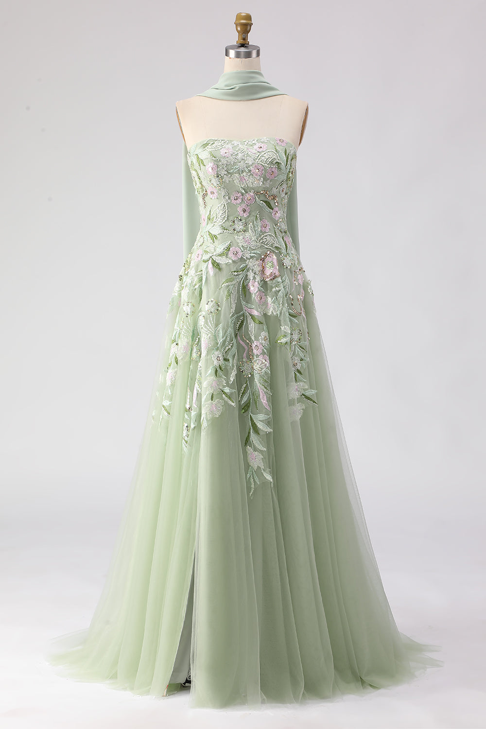 dusty green prom dress Sage Green Prom Dresses Princess Off Shoulder Lisposa