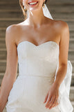 Strapless White Bodycon Mini Bridal Shower Dress