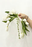 Simple White Bridesmaid Bouquet Flower