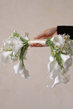Simple White Bridesmaid Bouquet Flower