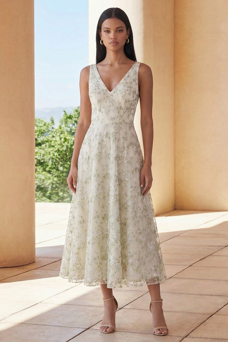 tea length dresses with sleeves for wedding guest Knee Length Chiffon Wholesale Wedding Guest Dresses With Long Sleeves