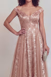 Elegant Jacquard A Line Navy Mother of the Bride Dress