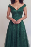 Elegant Jacquard A Line Navy Mother of the Bride Dress