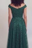 Elegant Jacquard A Line Navy Mother of the Bride Dress