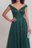 Elegant Jacquard A Line Navy Mother of the Bride Dress
