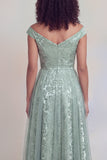 Elegant Jacquard A Line Navy Mother of the Bride Dress