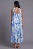 Strapless Pleated A Line Dusty Sage Wedding Guest Dress with Sash