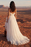 Ivory Strapless Ruffled Ruched Bridal Gown Dress