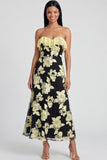 Sweetheart A Line Light Blue Wedding Guest Dress with Appliques
