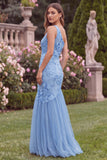 Pink One Shoulder Mermaid Floral Wedding Guest Dress
