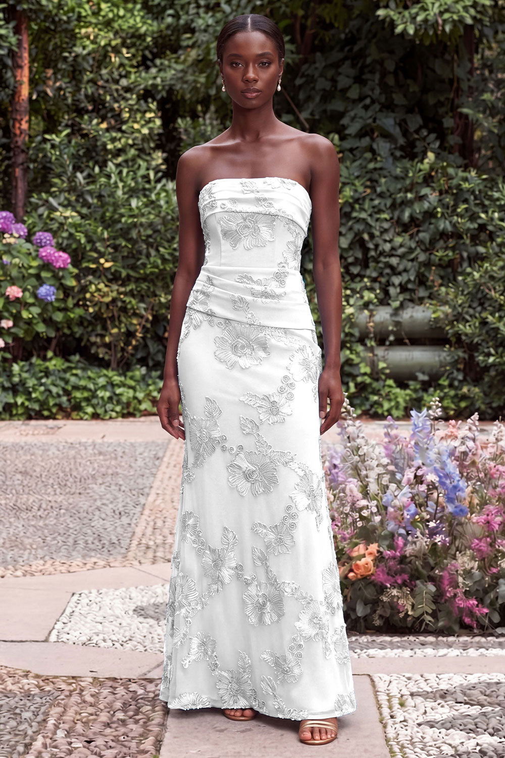 embroidered dress wedding guest Women's Floral Embroidery Maxi Dress Puff Sleeve High Neck Lace Bodycon Evening Party Cocktail Dress(Lightpurple,XS) : Clothing, Shoes & Jewelry Nude Multi and Powder Blue colors. Embroidered Wedding Guest Dresses for