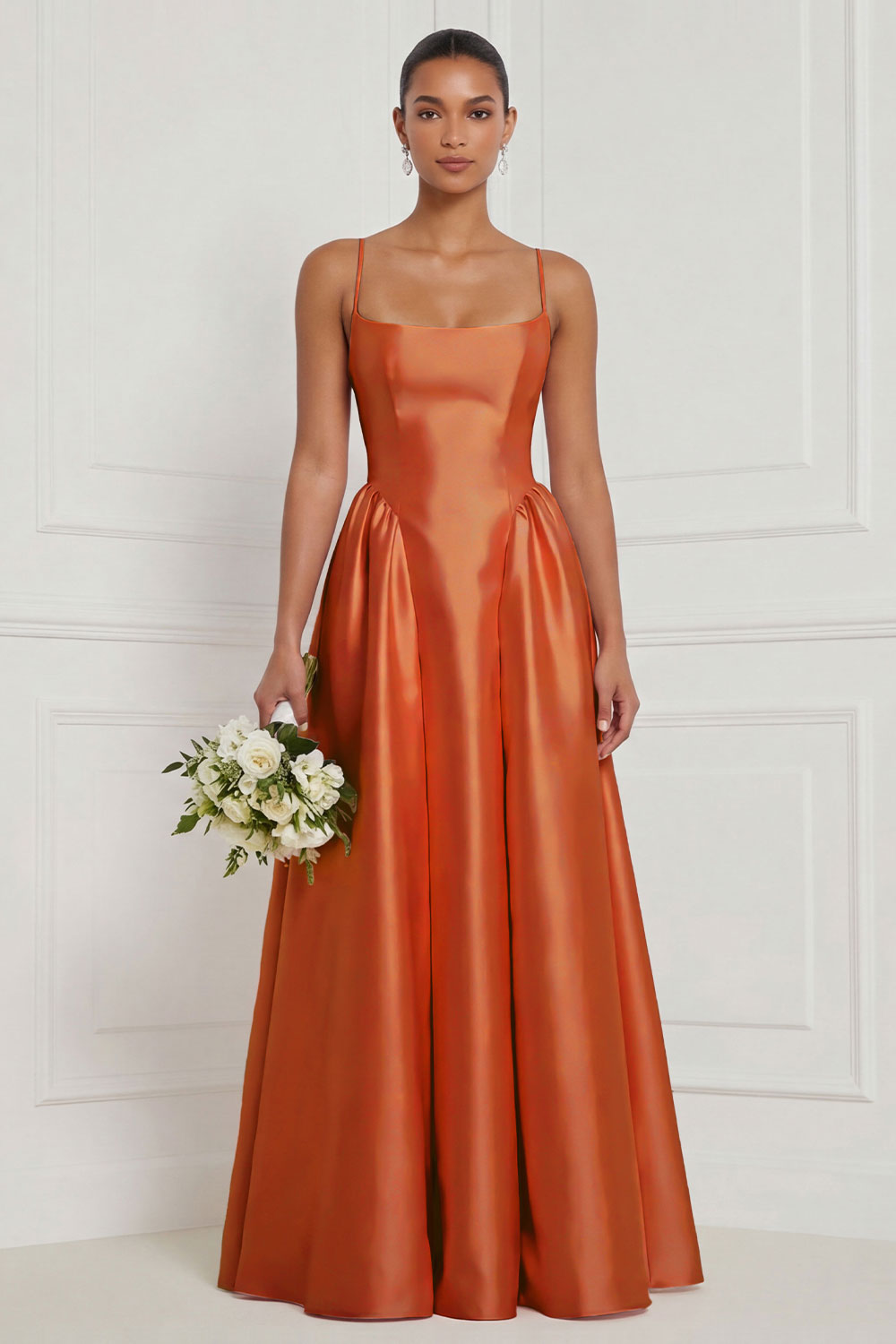 red and yellow bridesmaid dresses Sunset-Inspired Bright Bridesmaid Dresses