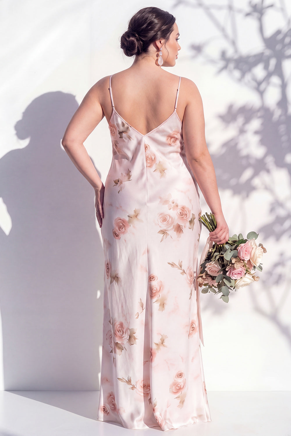 ivory and red bridesmaid dresses Leely Women Ivory Red Floral Long Bridesmaid Dress Mermaid Off the Shoulder Wedding Guest Dress