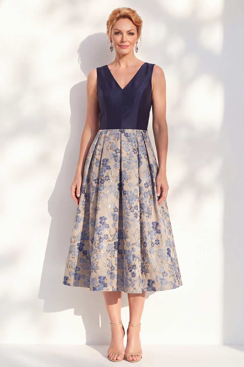 midi mother of the groom dresses for fall Berylove Women Pink Mother of the Bride Dress Eva Fashion Style 23 Elegant Tea-Length Mother-of-the-Bride Dresses