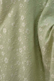 One Shoulder Sage Floral Jacquard Mermaid Bridesamid Dress with Slit