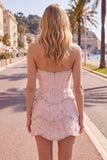 Sweetheart Bodycon Blue Homecoming Dress with Beading