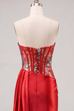Sweetheart Bodycon Ruched Sequin Corset Black Homecoming Dress with Sash