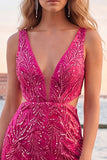 Green Bodycon V Neck Cut Out Sequin Short Homecoming Dress