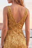 Green Bodycon V Neck Cut Out Sequin Short Homecoming Dress
