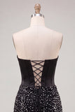 Sky Blue Bodycon Sweetheart Corset Homecoming Dress with Pearls