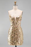 Sparkly Silver Corset Bodycon Short Homecoming Dress with Lace-up Back
