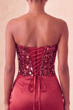 Champagne Sequin Bodycon Sweetheart Homecoming Dress