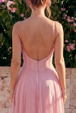 Corset A Line Blue Flower Maxi Wedding Guest Dress