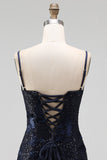 Grey Corset Bodycon Sequin Short Homecoming Dress