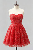 Sage Beaded Strapless A Line Short Homecoming Dress