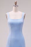 Mint Green Square Neck Bodycon Short Homecoming Dress with Ruffles